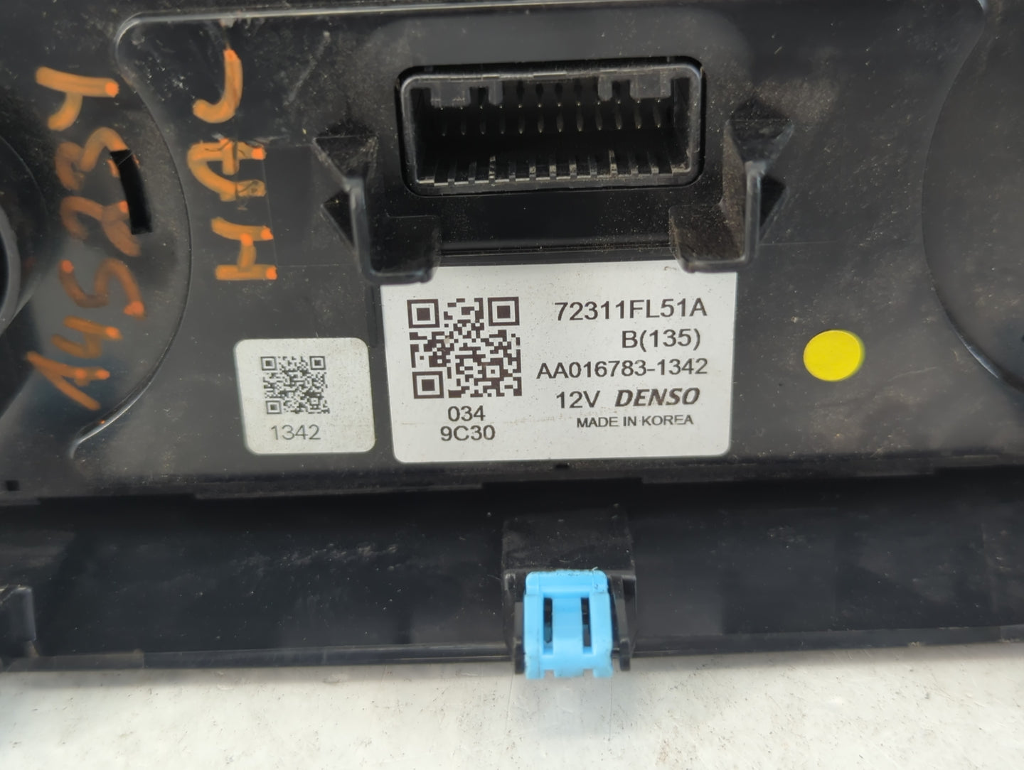 2017-2022 Subaru Impreza Climate Control Module Temperature AC/Heater Replacement P/N:72311FL51A Fits OEM Used Auto Parts - 