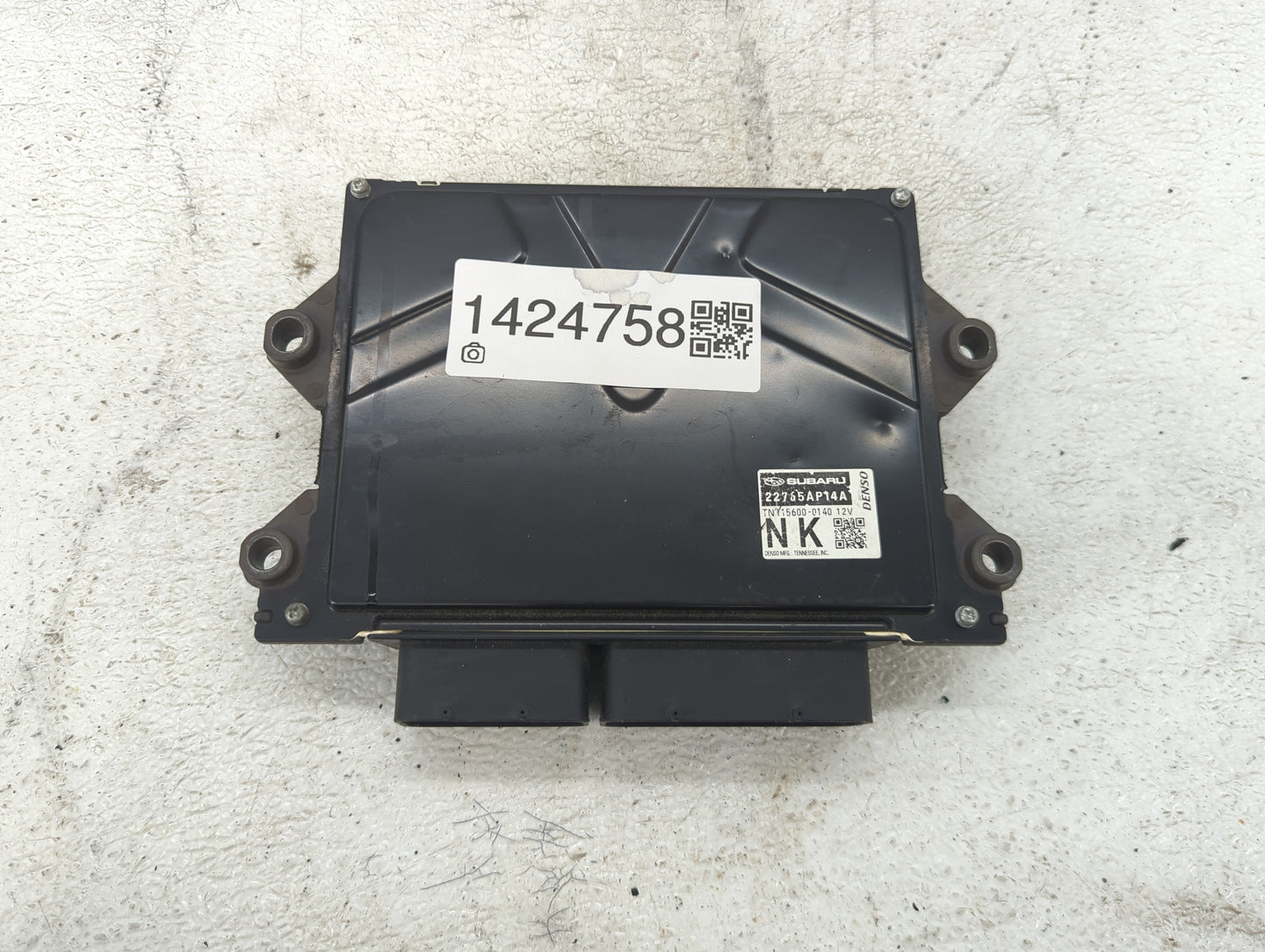 2020 Subaru Impreza PCM Engine Control Computer ECU ECM PCU OEM P/N:22765AP14A TN115600-0140 Fits OEM Used Auto Parts - Oemu