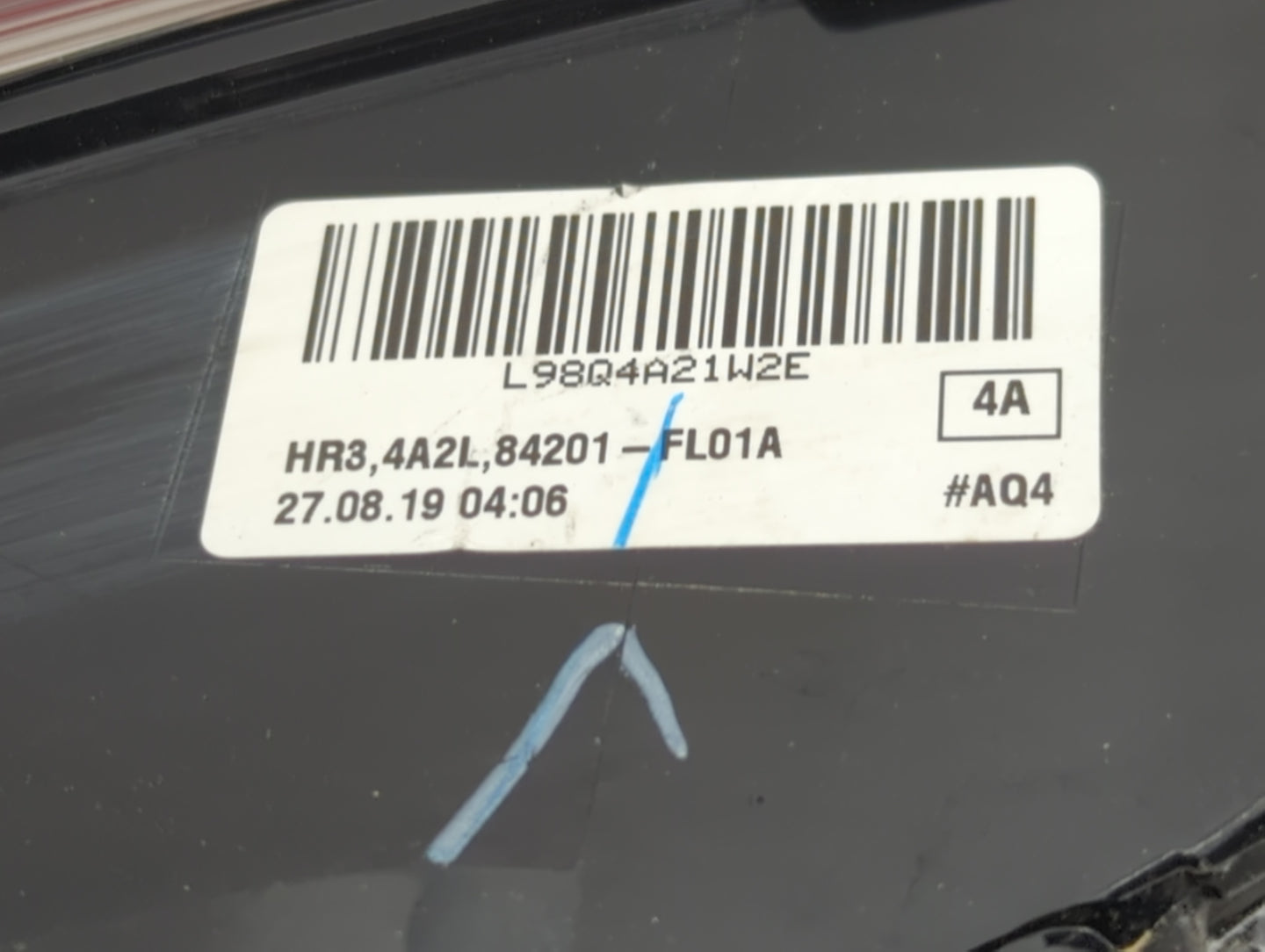 2017-2022 Subaru Impreza Tail Light Assembly Driver Left OEM P/N:84201-FL01A Fits Fits 2017 2018 2019 2020 2021 2022 OEM Use