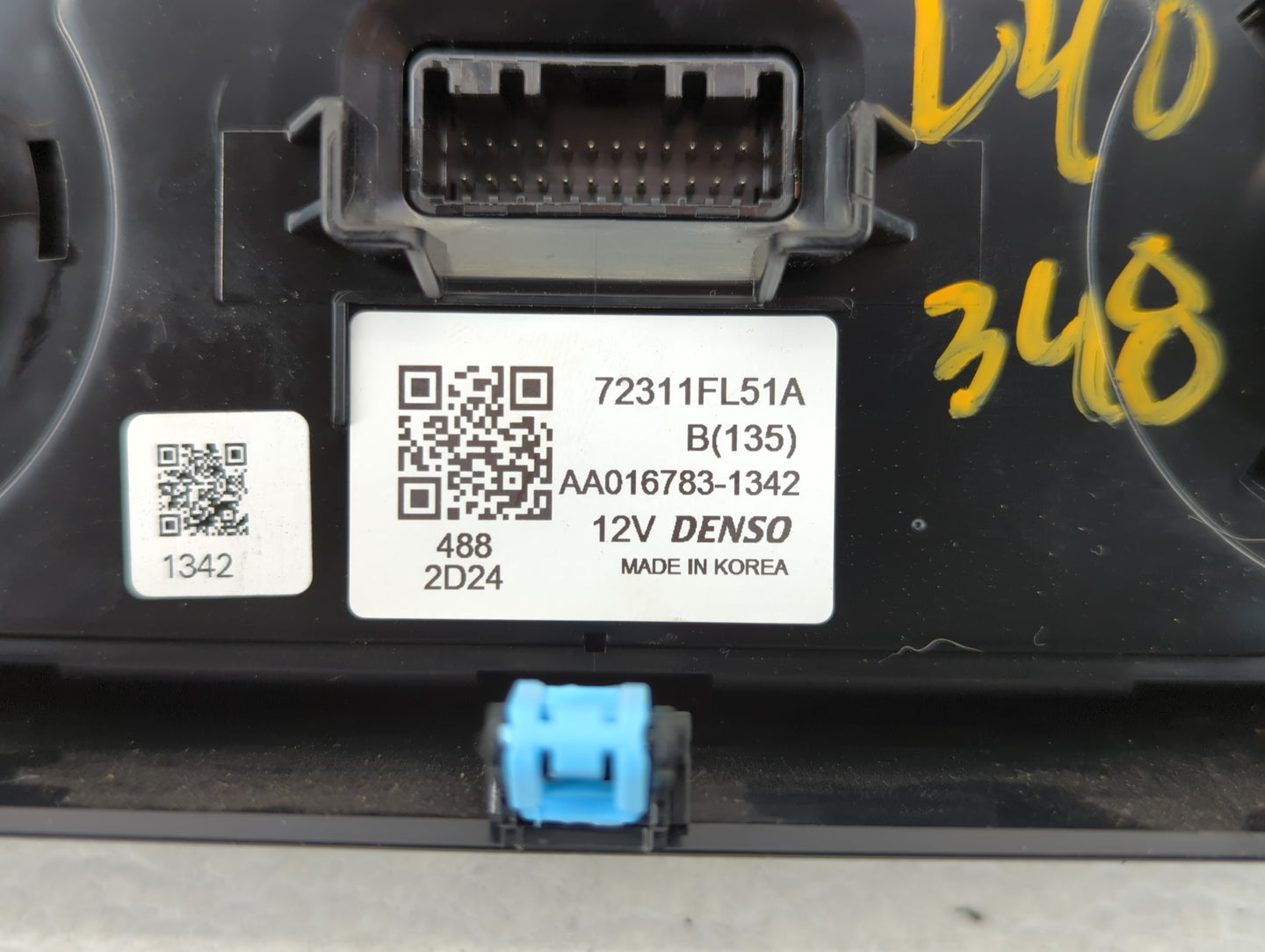 2017-2022 Subaru Impreza Climate Control Module Temperature AC/Heater Replacement P/N:72311FL51A Fits OEM Used Auto Parts - 