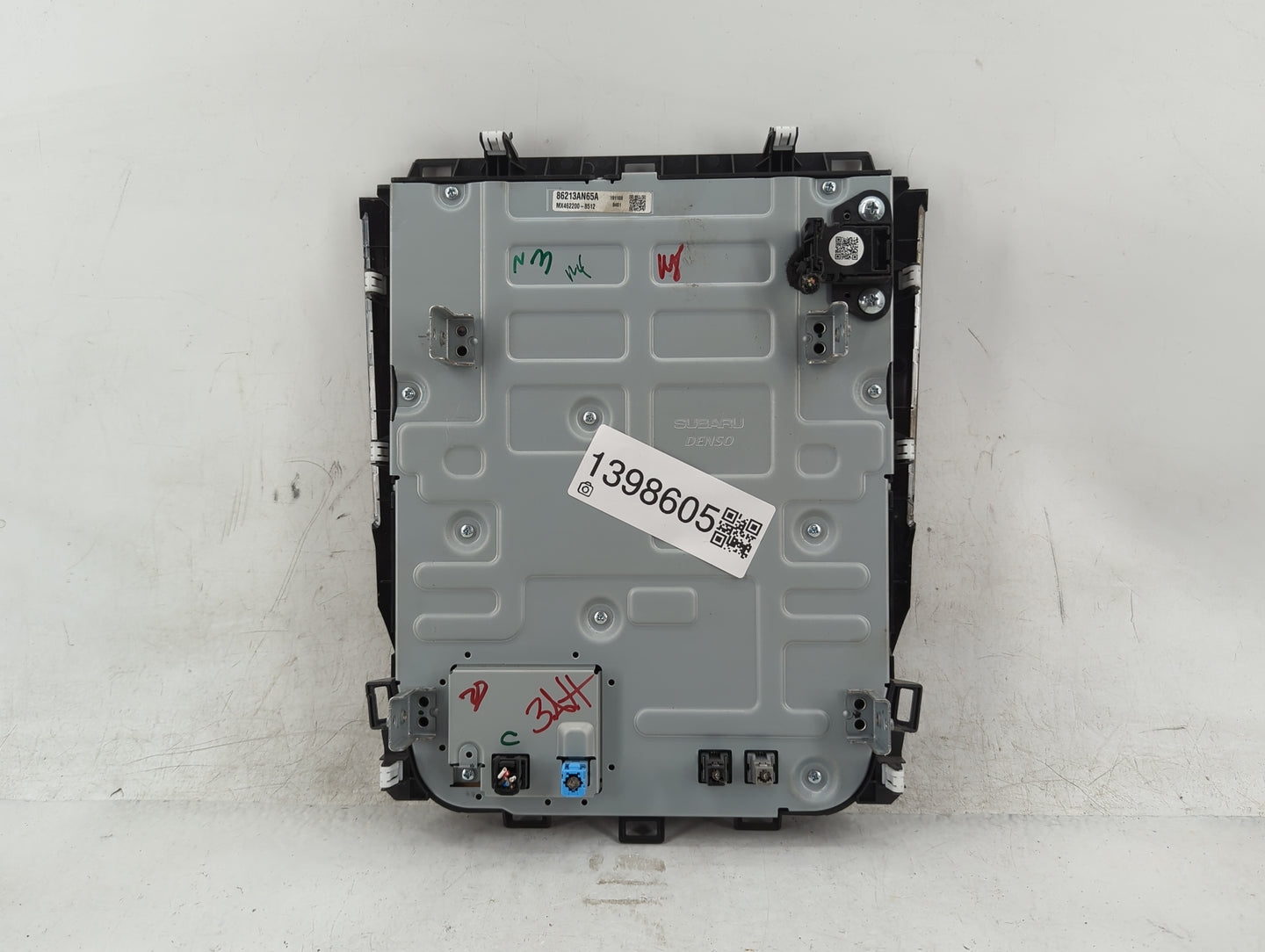 2020 Subaru Legacy Radio AM FM Cd Player Receiver Replacement P/N:86213AN65A Fits OEM Used Auto Parts - Oemusedautoparts1.co