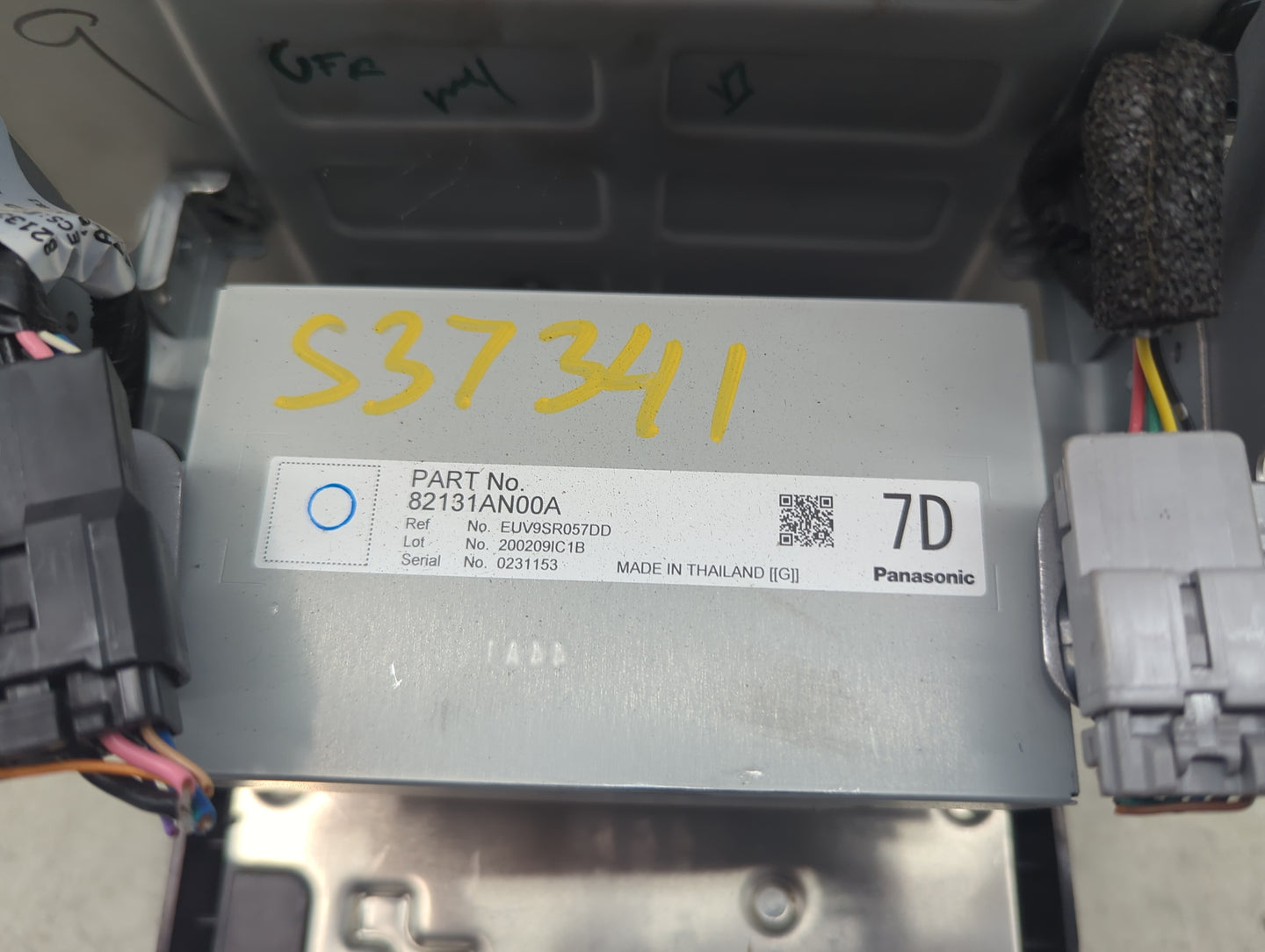 2020 Subaru Legacy Radio AM FM Cd Player Receiver Replacement P/N:82131AN00A EUV9SR057DD Fits OEM Used Auto Parts - Oemuseda