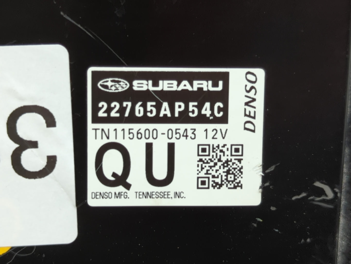 2020 Subaru Legacy PCM Engine Control Computer ECU ECM PCU OEM P/N:22765AP54C Fits OEM Used Auto Parts - Oemusedautoparts1.c