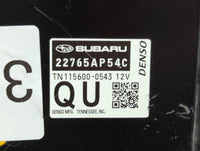 2020 Subaru Legacy PCM Engine Control Computer ECU ECM PCU OEM P/N:22765AP54C Fits OEM Used Auto Parts - Oemusedautoparts1.c