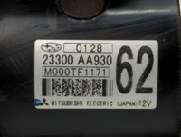 2020-2022 Subaru Legacy Car Starter Motor Solenoid OEM P/N:M000TF1171 23300 AA930 Fits Fits 2020 2021 2022 OEM Used Auto Par