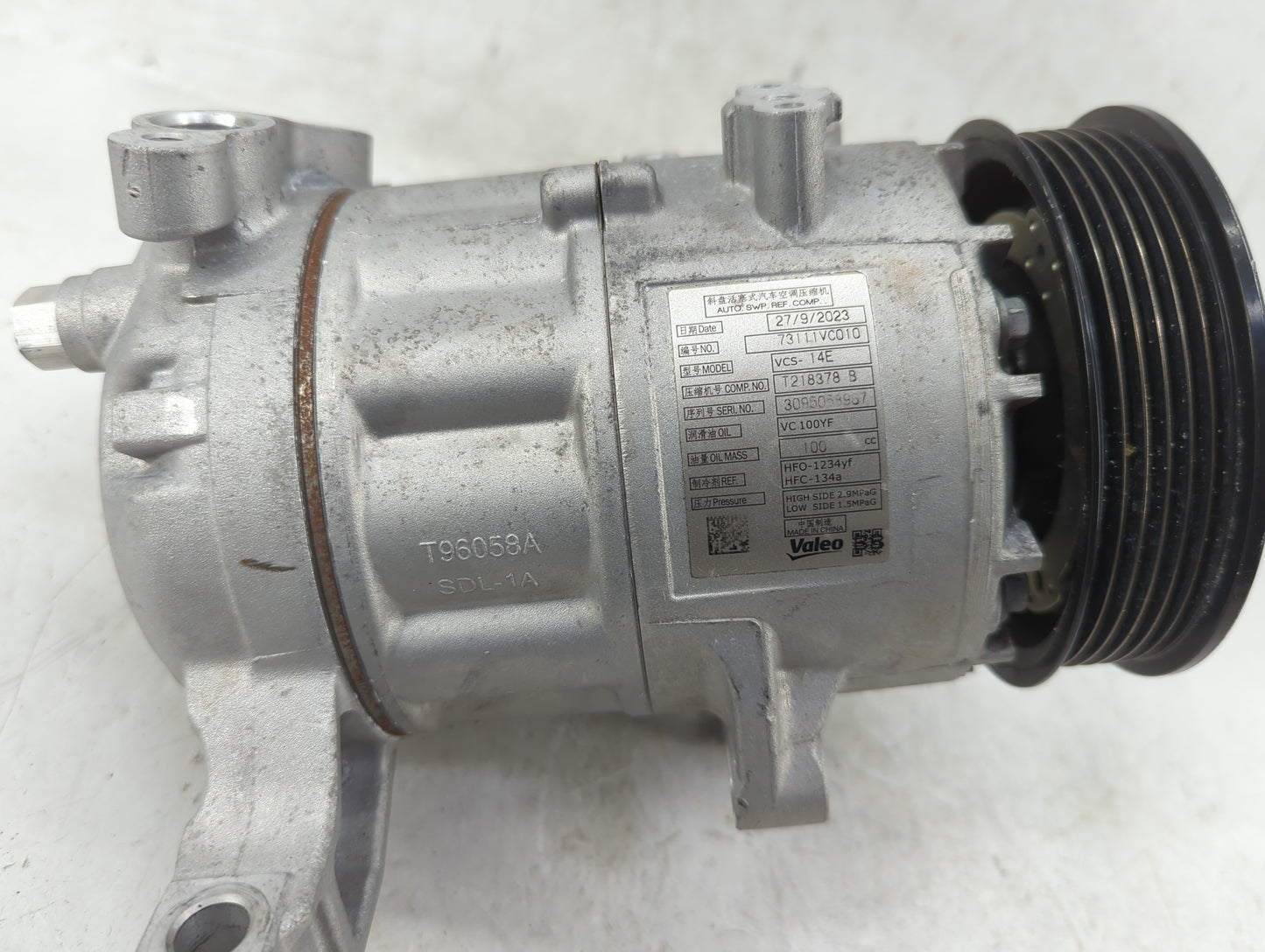 2022-2022 Subaru Wrx Air Conditioning A/c Ac Compressor Oem - Oemusedautoparts1.com