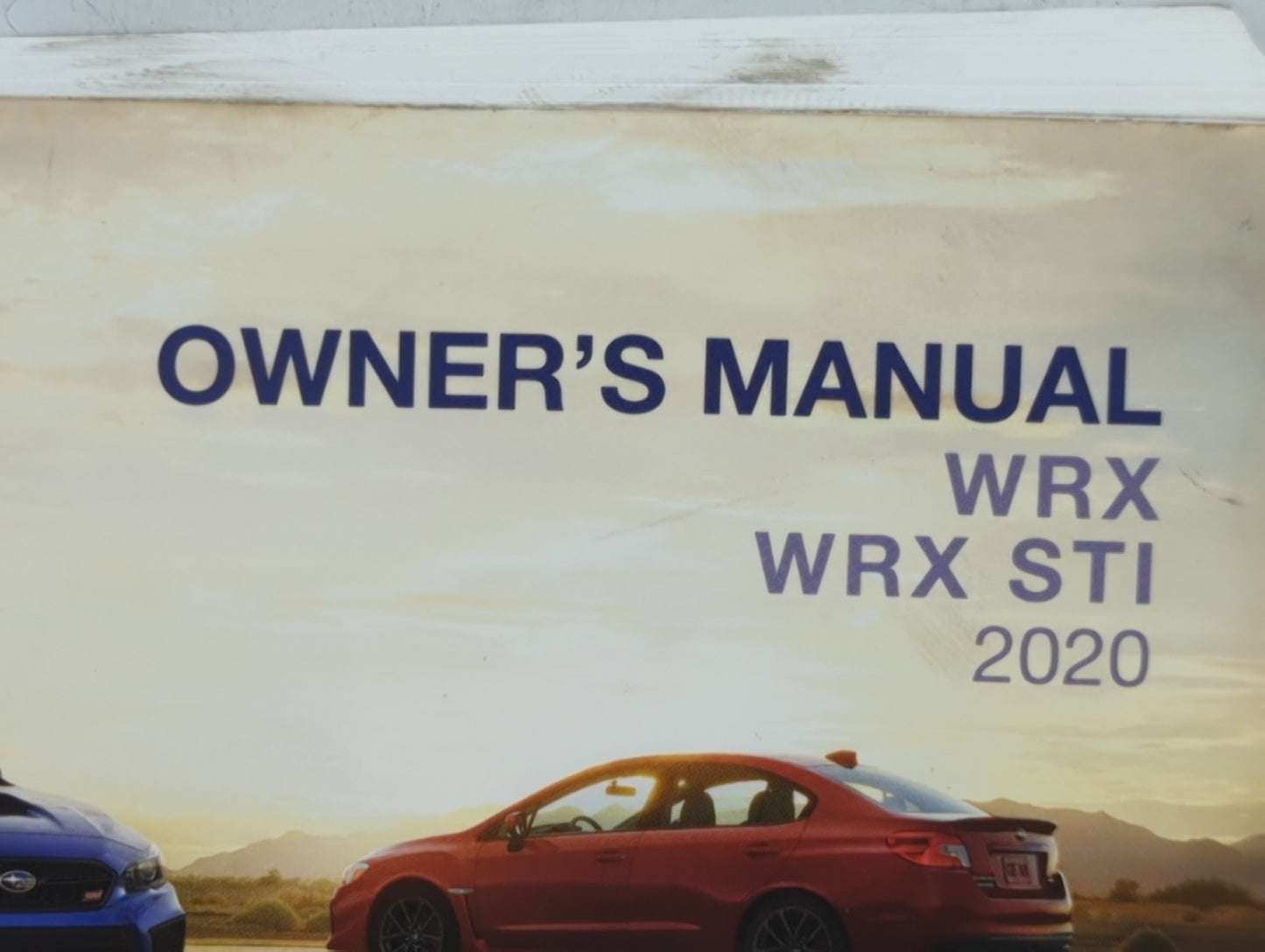 2020 Subaru Wrx Owners Manual Book Guide P/N:A1747BE-B OEM Used Auto Parts - Oemusedautoparts1.com