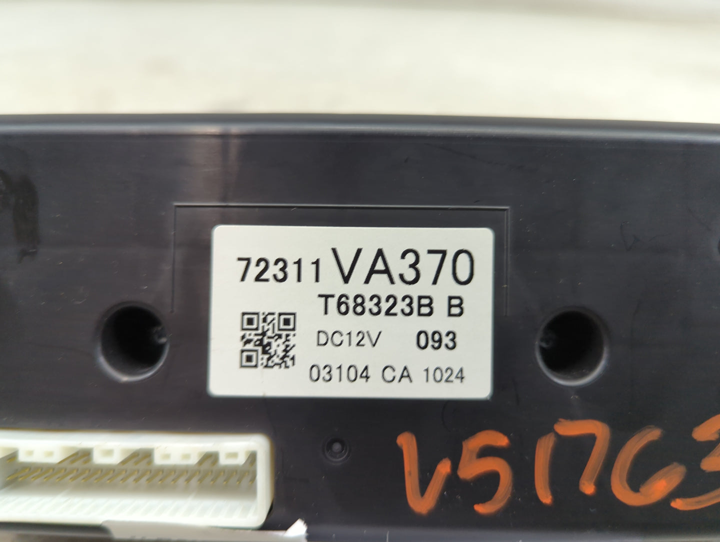 2018-2021 Subaru Wrx Climate Control Module Temperature AC/Heater Replacement P/N:72311VA370 T68323B Fits Fits 2018 2019 202