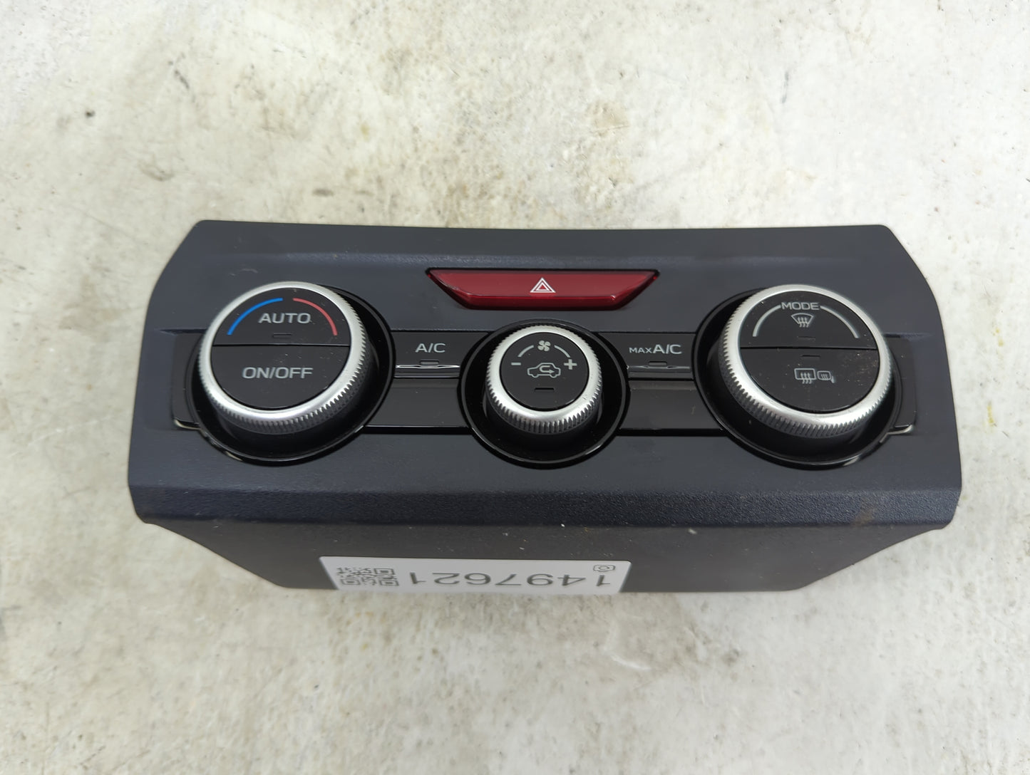 2020 Subaru Xv Climate Control Module Temperature AC/Heater Replacement P/N:72311FL750 237050-3491 Fits OEM Used Auto Parts 