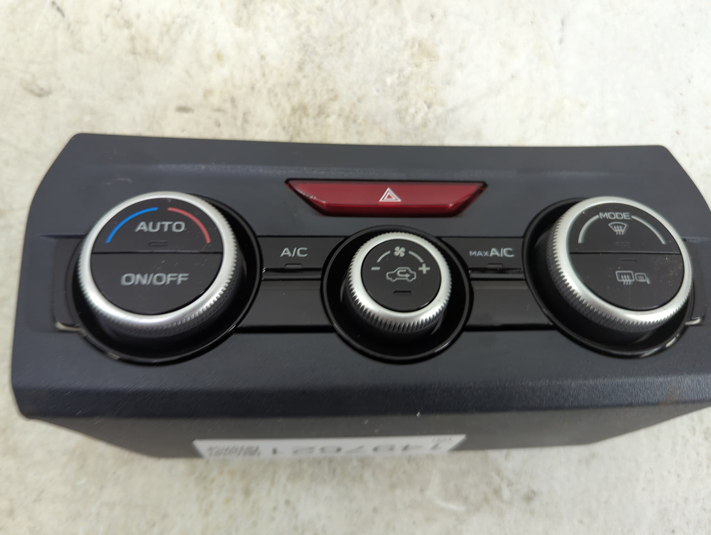 2020 Subaru Xv Climate Control Module Temperature AC/Heater Replacement P/N:72311FL750 237050-3491 Fits OEM Used Auto Parts 