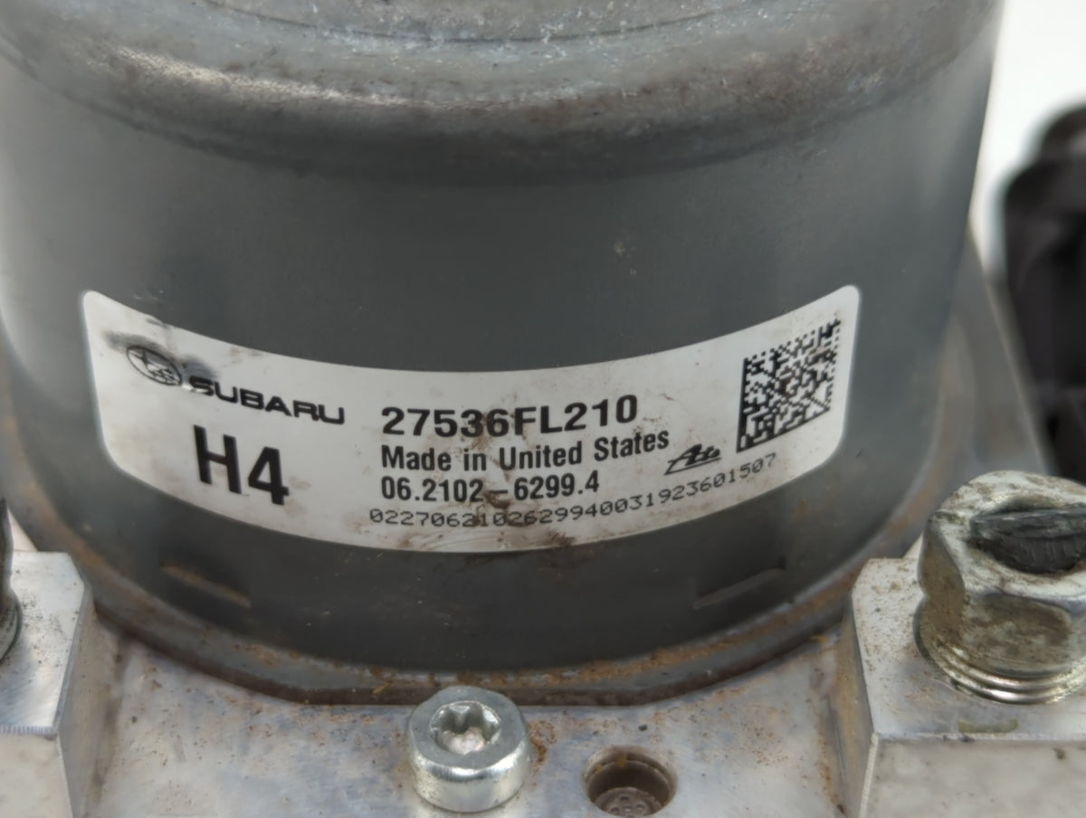 2020 Subaru Xv Anti-Lock Brake ABS Pump Module Actuator OEM P/N:27536FL210 Fits OEM Used Auto Parts - Oemusedautoparts1.com