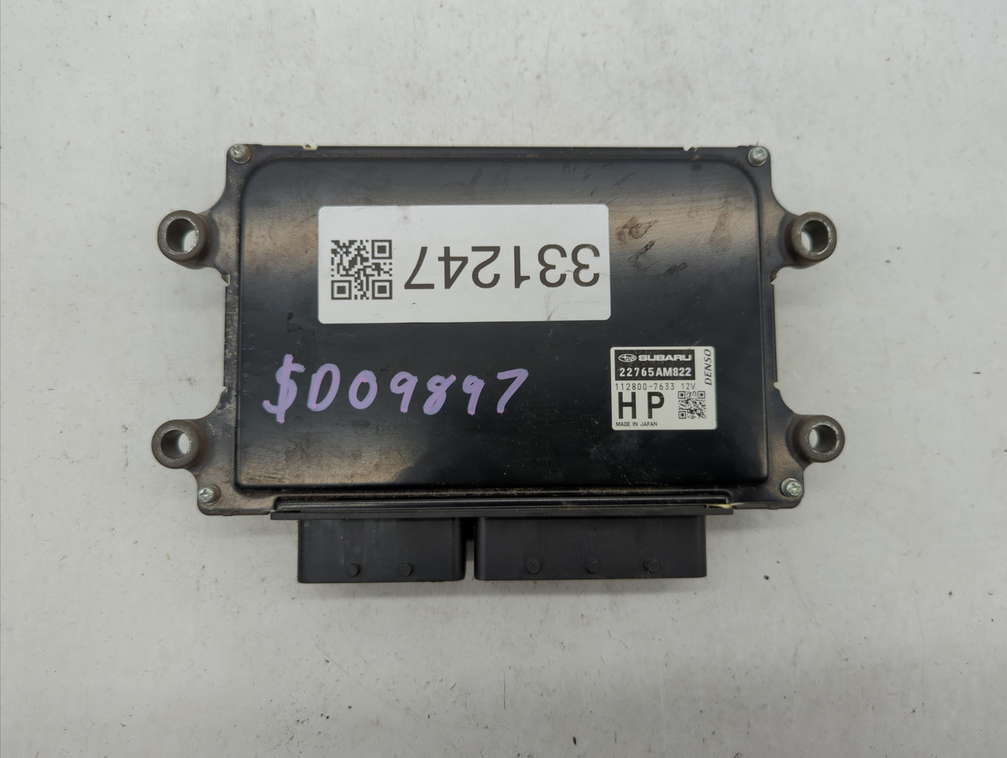 2020 Subaru Xv Crosstrek PCM Engine Control Computer ECU ECM PCU OEM P/N:22765AN951 22765AM823, 22765AP54A Fits OEM Used Aut