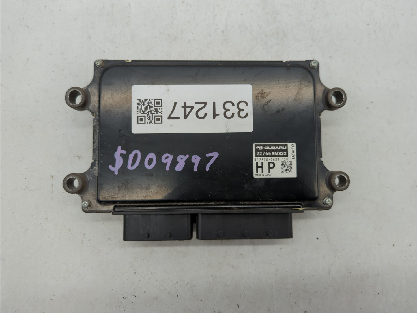 2020 Subaru Xv Crosstrek PCM Engine Control Computer ECU ECM PCU OEM P/N:22765AN951 22765AM823, 22765AP54A Fits OEM Used Aut