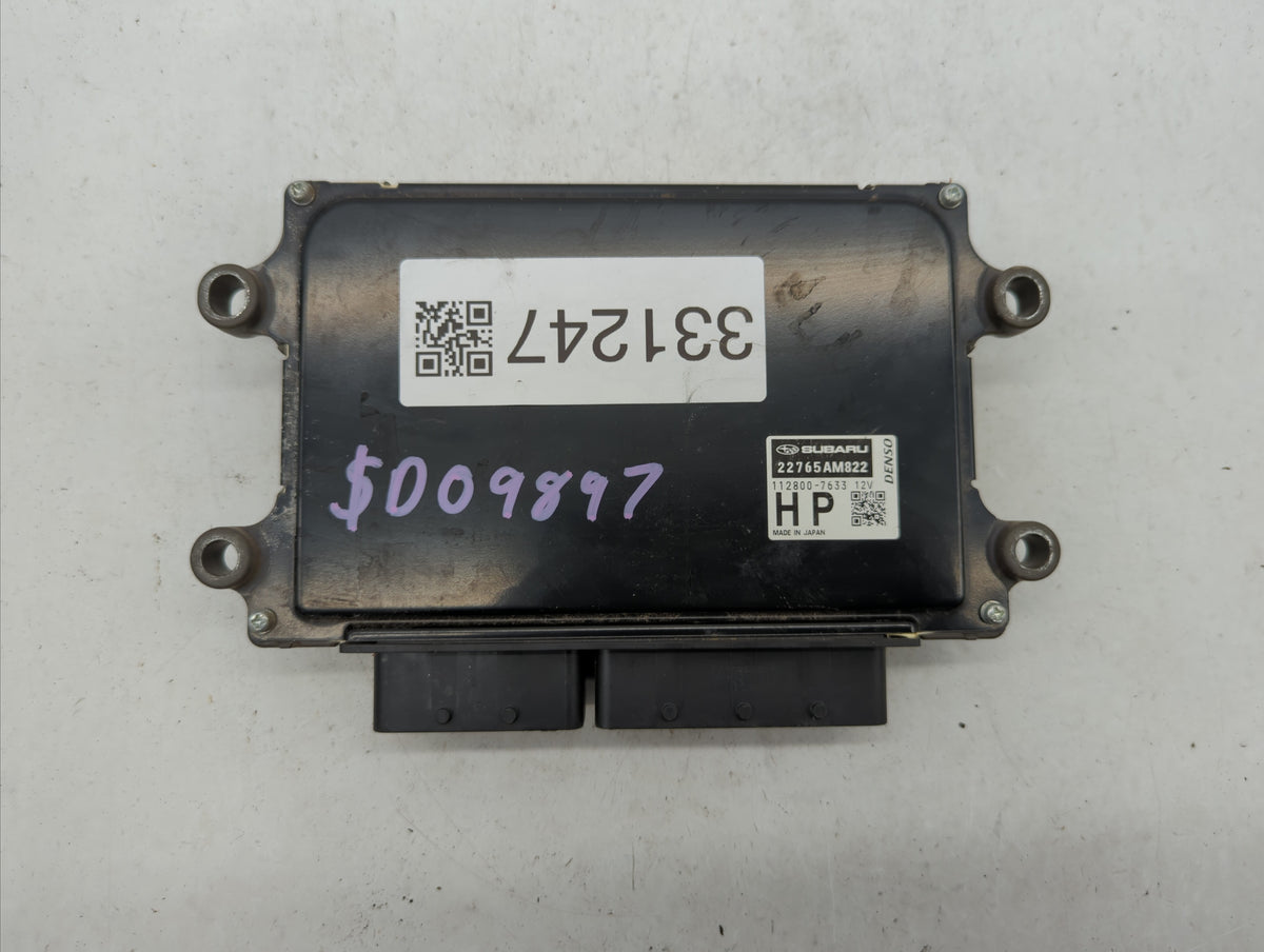 2020 Subaru Xv Crosstrek PCM Engine Control Computer ECU ECM PCU OEM P/N:22765AN951 22765AM823, 22765AP54A OEM Used Auto Par