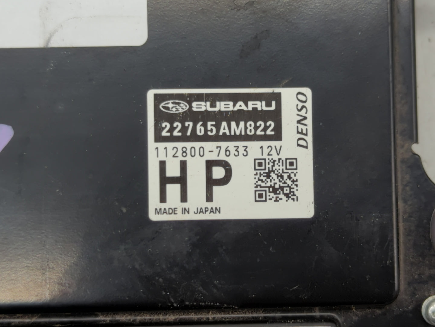 2020 Subaru Xv Crosstrek PCM Engine Control Computer ECU ECM PCU OEM P/N:22765AN951 22765AM823, 22765AP54A Fits OEM Used Aut