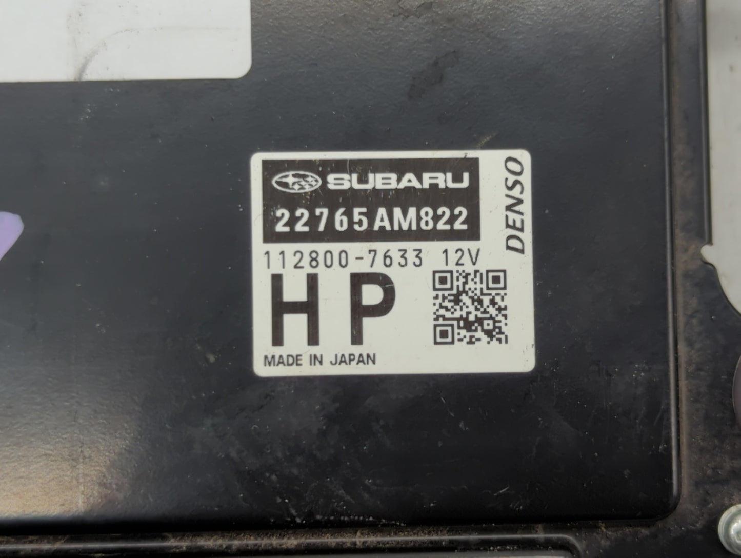 2020 Subaru Xv Crosstrek PCM Engine Control Computer ECU ECM PCU OEM P/N:22765AN951 22765AM823, 22765AP54A Fits OEM Used Aut
