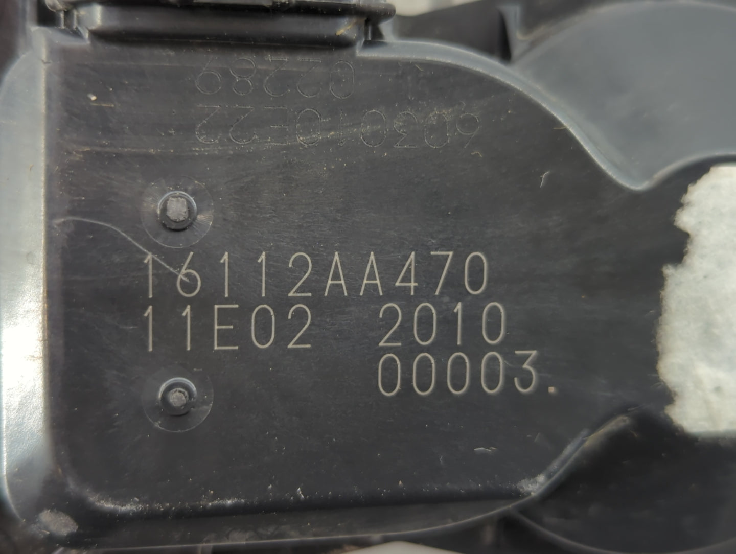 2020 Subaru Xv Crosstrek Throttle Body P/N:16112AA470 Fits Fits 2017 2018 2019 2021 2022 OEM Used Auto Parts - Oemusedautopa