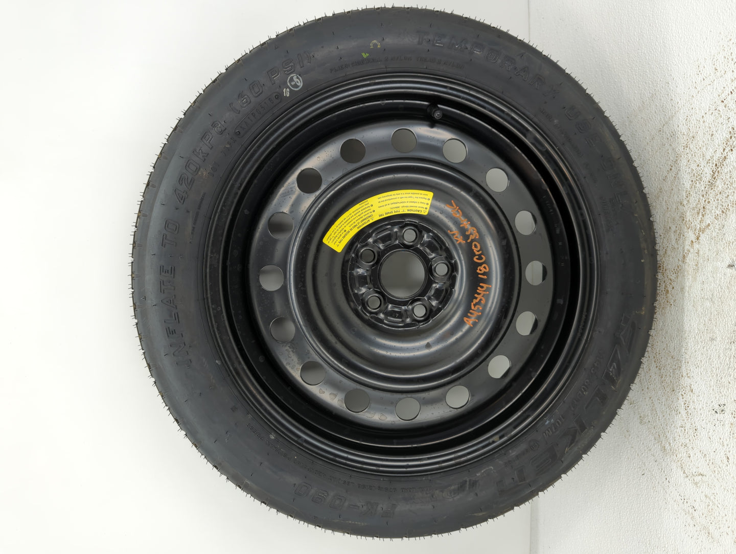 2020 Subaru Xv Crosstrek Spare Donut Tire Wheel Rim Oem - Oemusedautoparts1.com