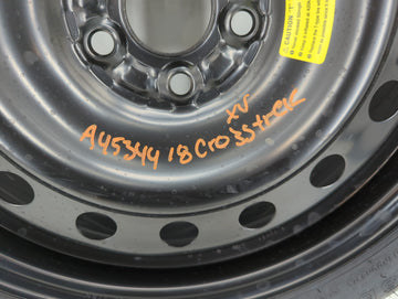 2020 Subaru Xv Crosstrek Spare Donut Tire Wheel Rim Oem