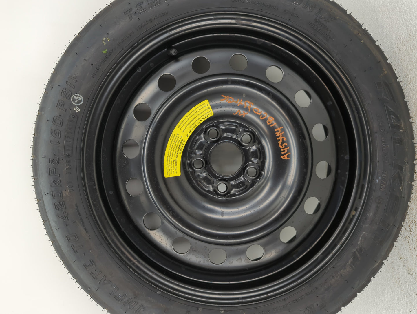 2020 Subaru Xv Crosstrek Spare Donut Tire Wheel Rim Oem - Oemusedautoparts1.com
