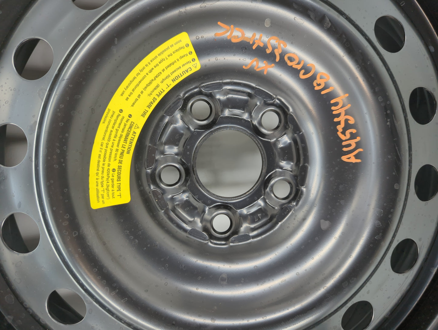2020 Subaru Xv Crosstrek Spare Donut Tire Wheel Rim Oem - Oemusedautoparts1.com