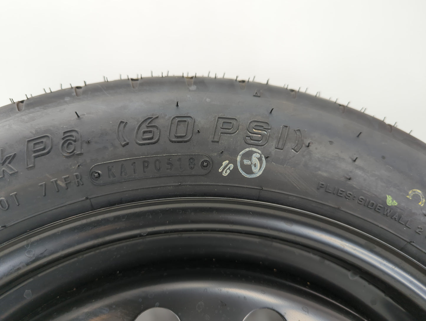 2020 Subaru Xv Crosstrek Spare Donut Tire Wheel Rim Oem - Oemusedautoparts1.com
