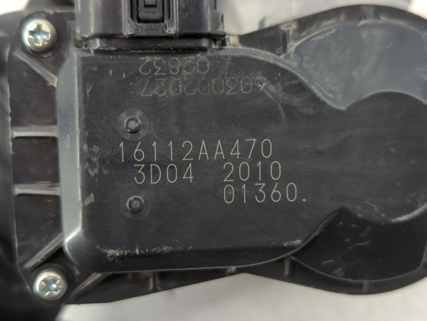 2020 Subaru Xv Crosstrek Throttle Body P/N:16112AA470 Fits Fits 2017 2018 2019 2021 2022 OEM Used Auto Parts - Oemusedautopa