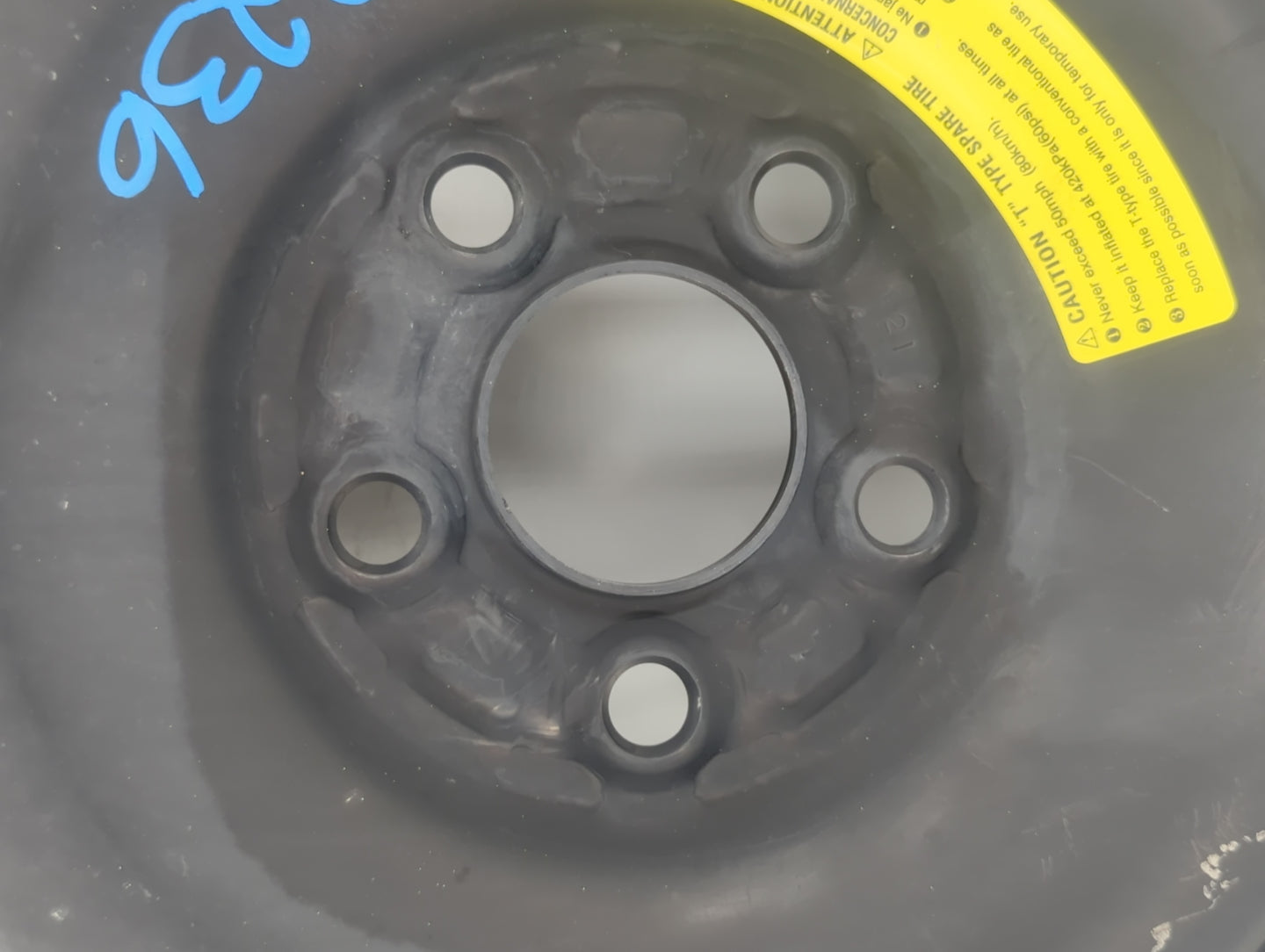 2020 Subaru Xv Crosstrek Spare Donut Tire Wheel Rim Oem - Oemusedautoparts1.com