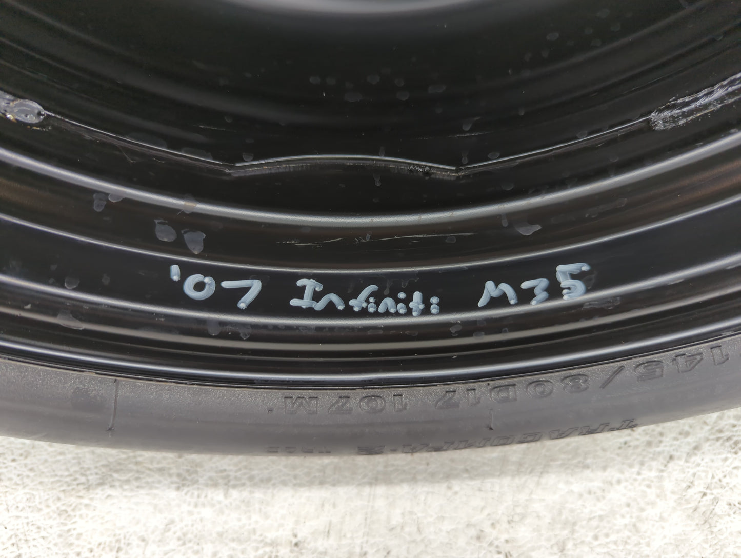 2020 Subaru Xv Crosstrek Spare Donut Tire Wheel Rim Oem - Oemusedautoparts1.com