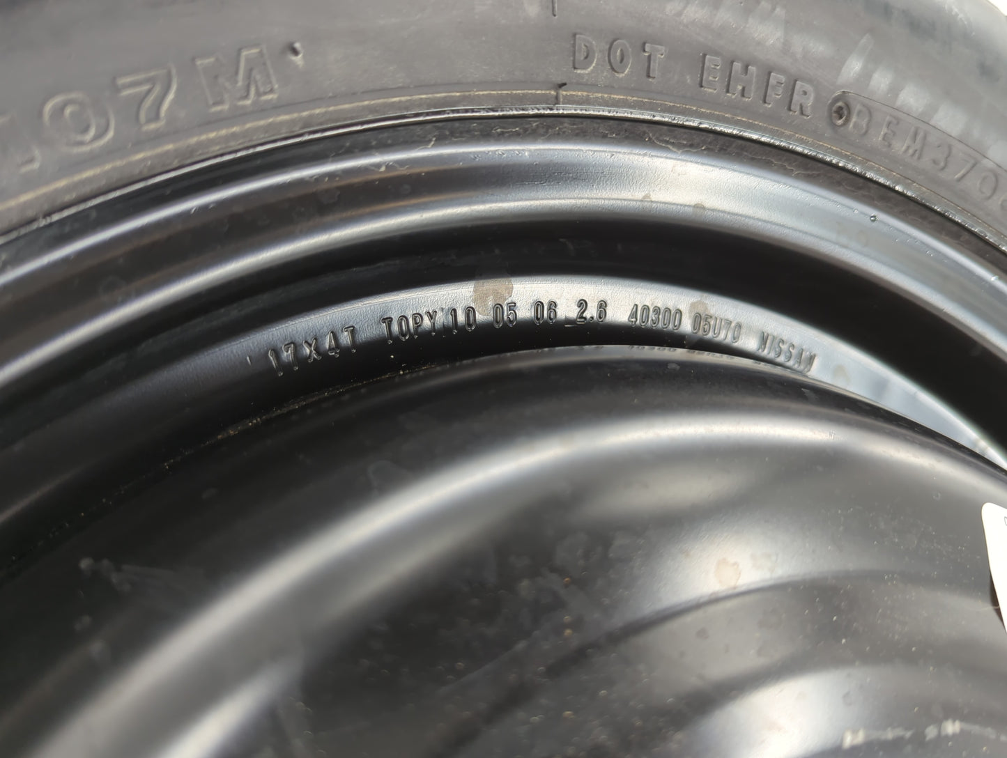 2020 Subaru Xv Crosstrek Spare Donut Tire Wheel Rim Oem - Oemusedautoparts1.com