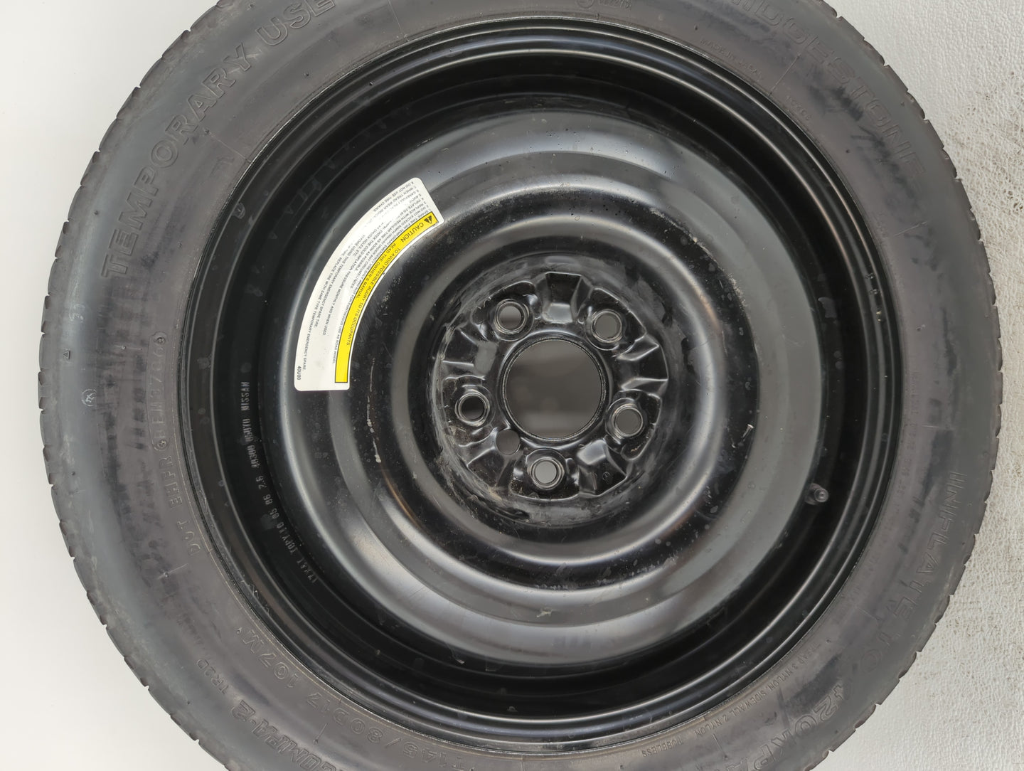 2020 Subaru Xv Crosstrek Spare Donut Tire Wheel Rim Oem - Oemusedautoparts1.com