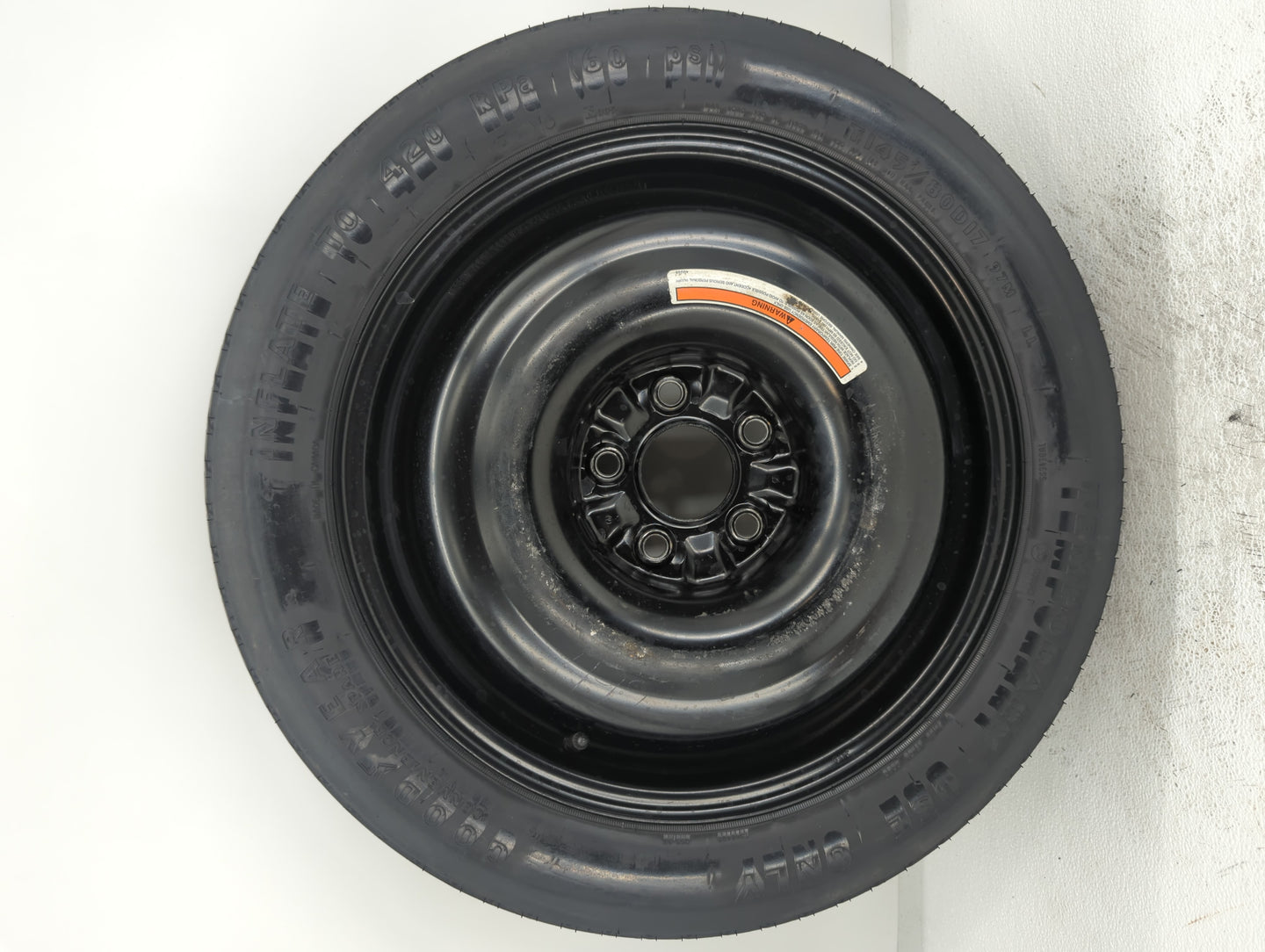2020 Subaru Xv Crosstrek Spare Donut Tire Wheel Rim Oem - Oemusedautoparts1.com