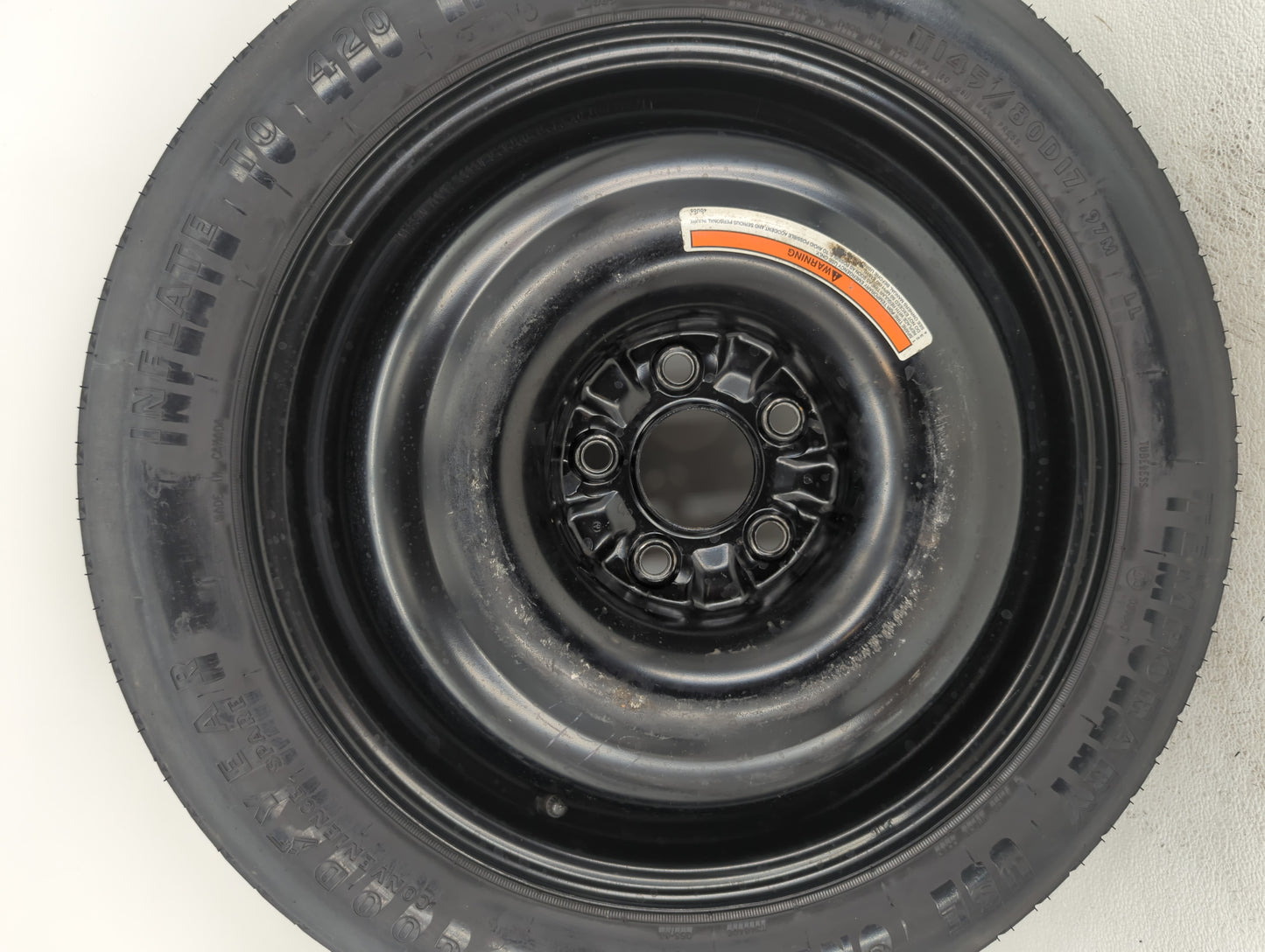2020 Subaru Xv Crosstrek Spare Donut Tire Wheel Rim Oem - Oemusedautoparts1.com