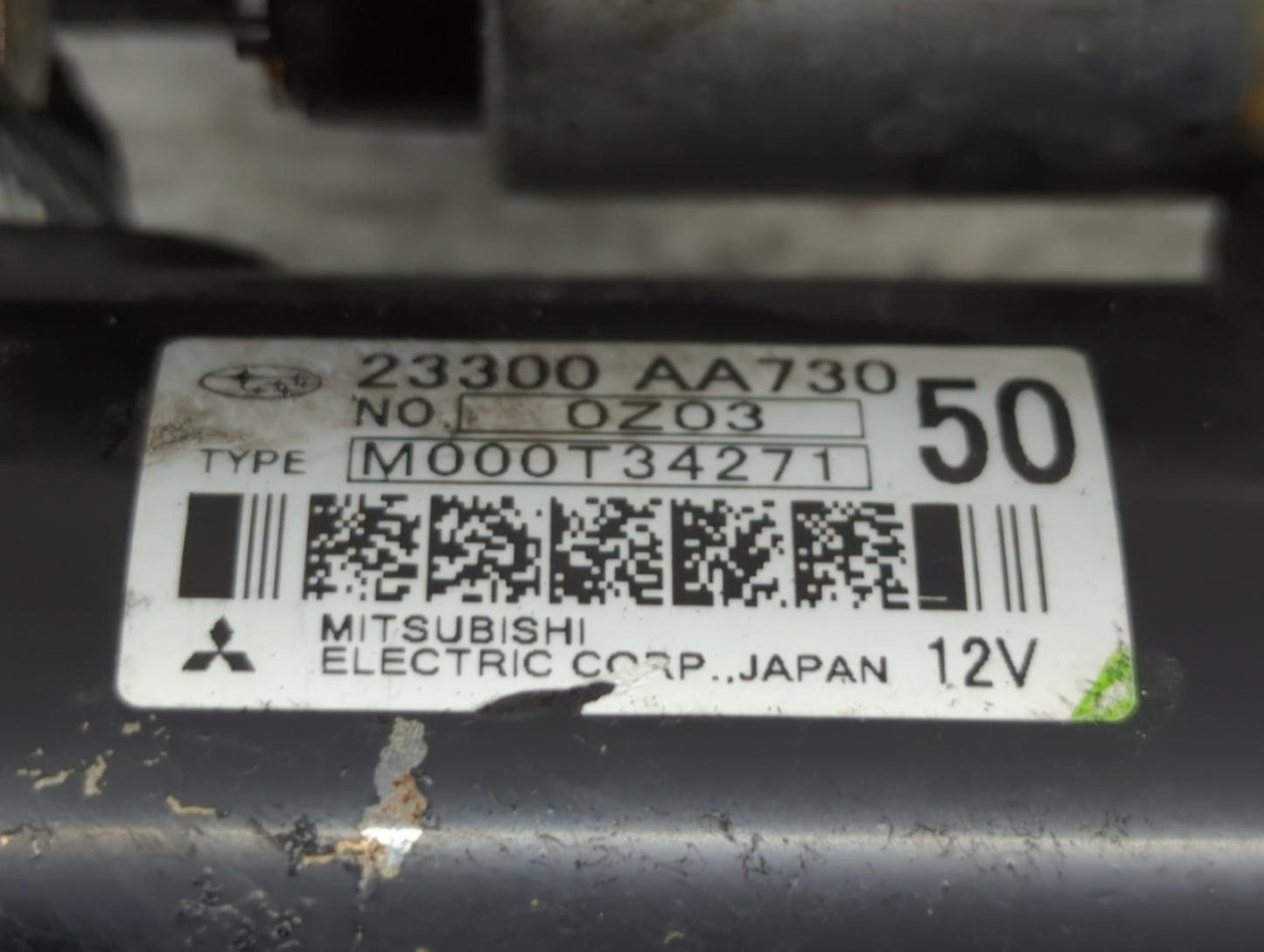 2017-2020 Toyota 86 Car Starter Motor Solenoid OEM P/N:M000T34271 23300 AA730 Fits Fits 2013 2014 2015 2016 2017 2018 2019 2
