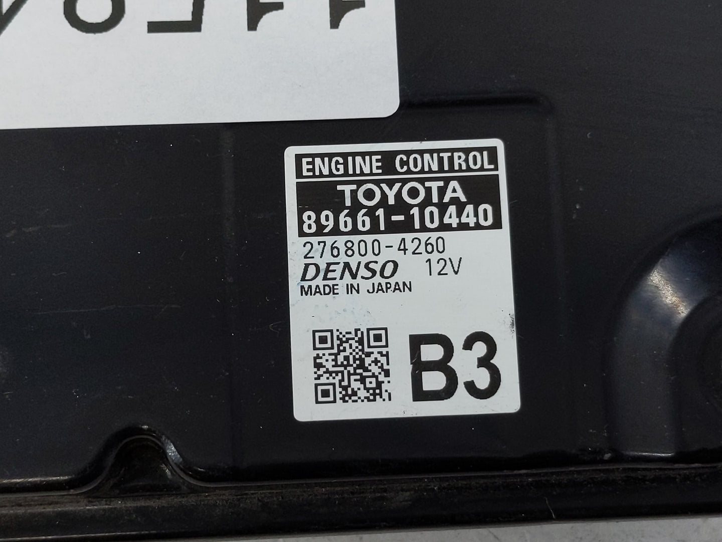 2020 Toyota C-Hr PCM Engine Control Computer ECU ECM PCU OEM P/N:89661-10440 Fits OEM Used Auto Parts - Oemusedautoparts1.co