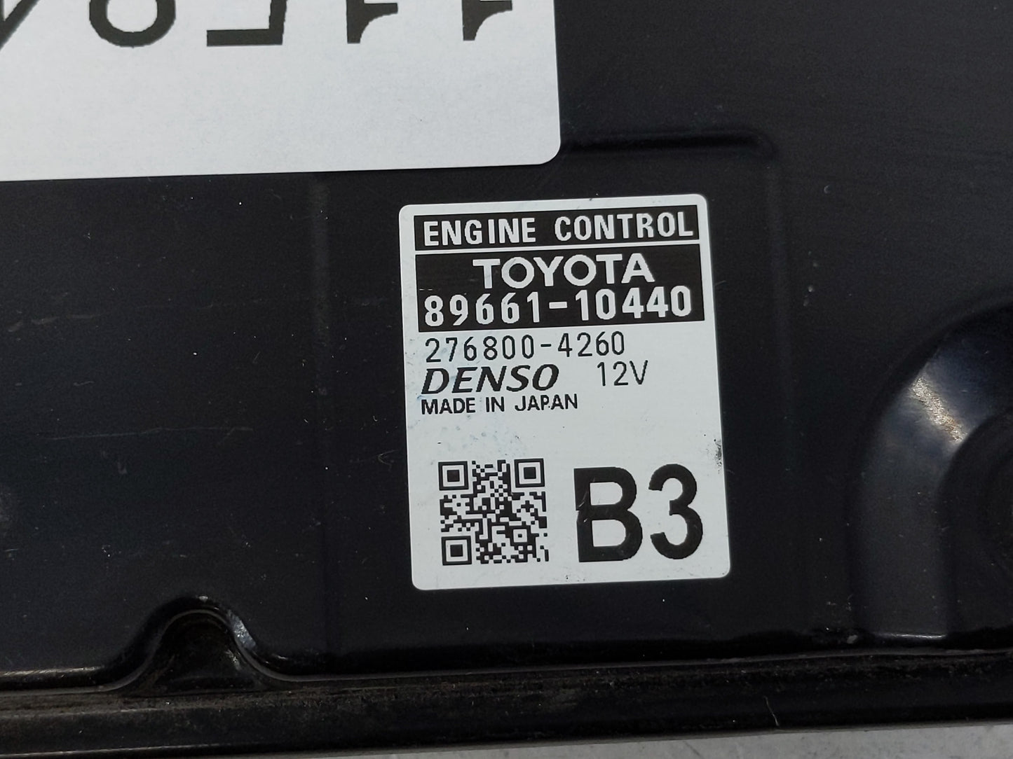 2020 Toyota C-Hr PCM Engine Control Computer ECU ECM PCU OEM P/N:89661-10440 Fits OEM Used Auto Parts - Oemusedautoparts1.co