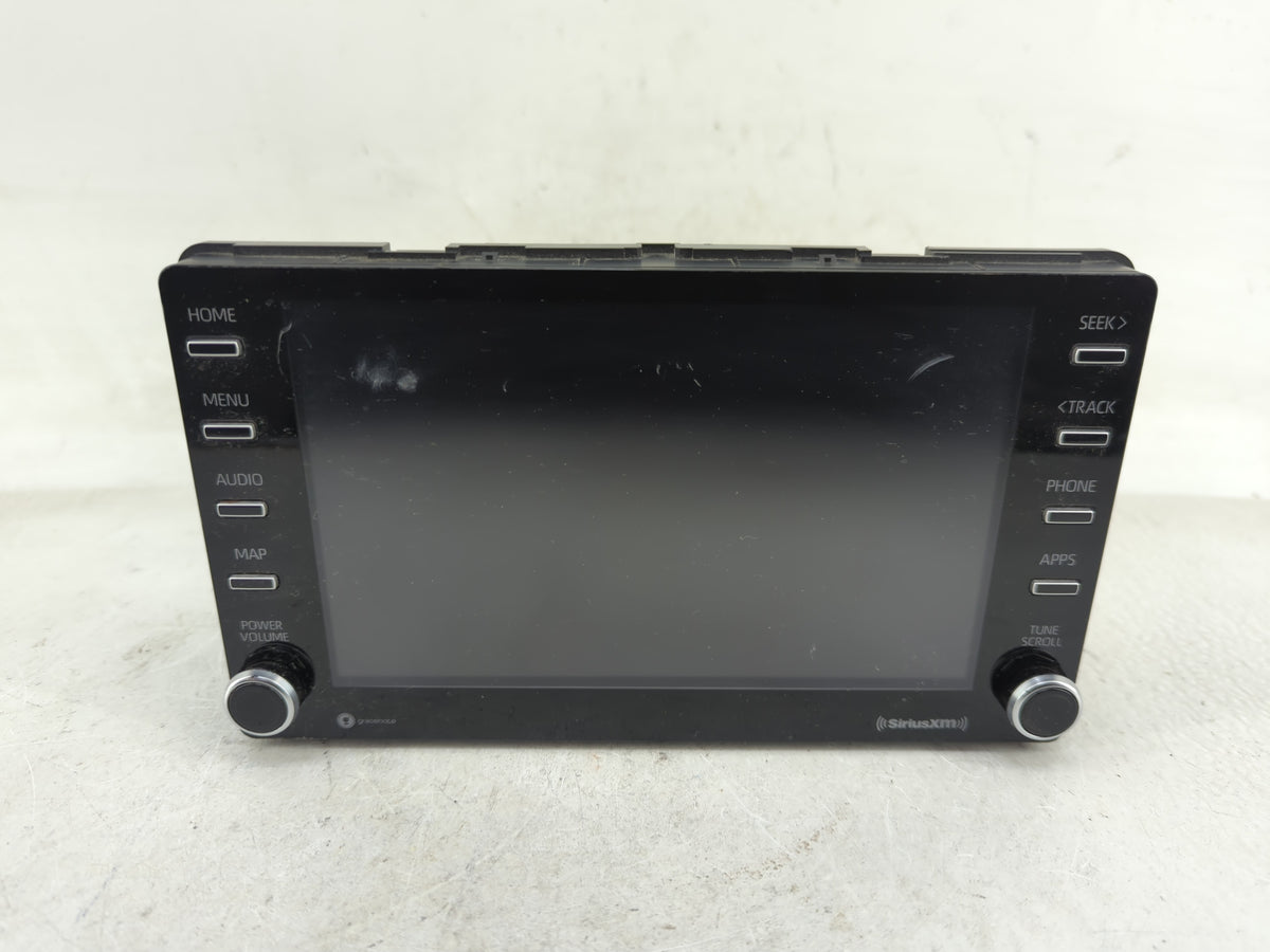 2020-2022 Toyota C-Hr Radio AM FM Cd Player Receiver Replacement P/N:86140-10100 Fits Fits 2020 2021 2022 OEM Used Auto Part