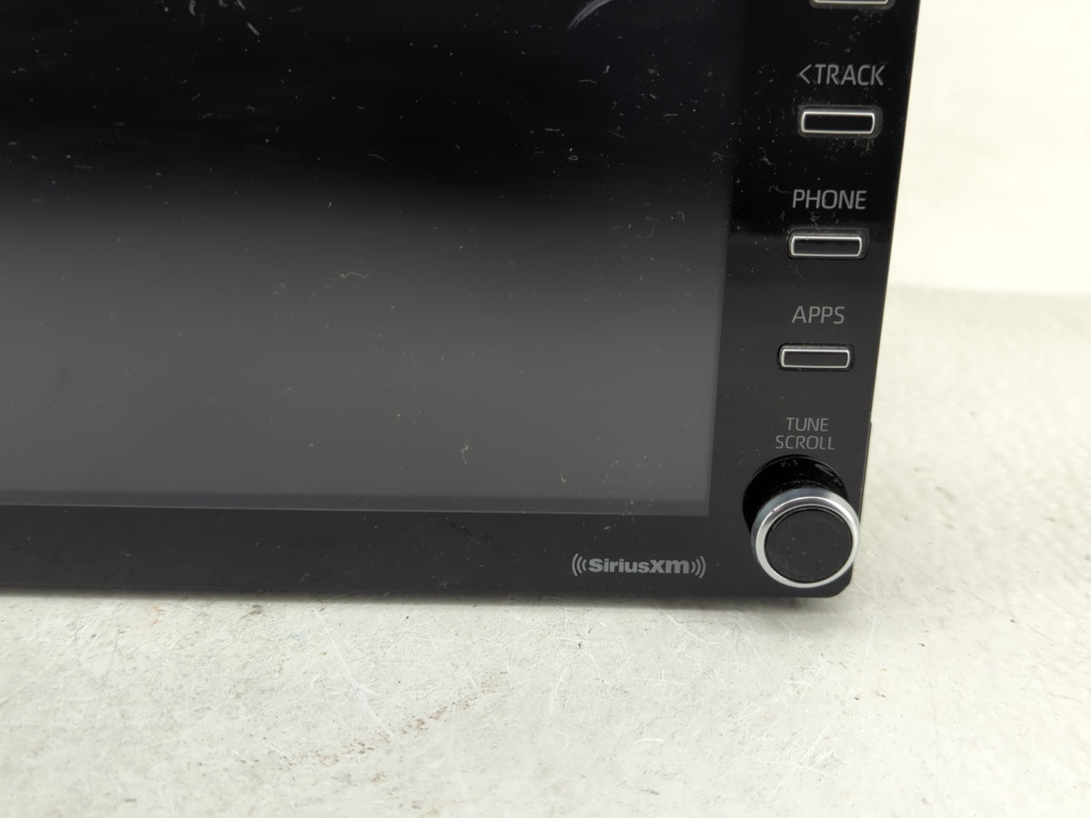 2020-2022 Toyota C-Hr Radio AM FM Cd Player Receiver Replacement P/N:86140-10100 Fits Fits 2020 2021 2022 OEM Used Auto Part