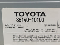 2020-2022 Toyota C-Hr Radio AM FM Cd Player Receiver Replacement P/N:86140-10100 Fits Fits 2020 2021 2022 OEM Used Auto Part
