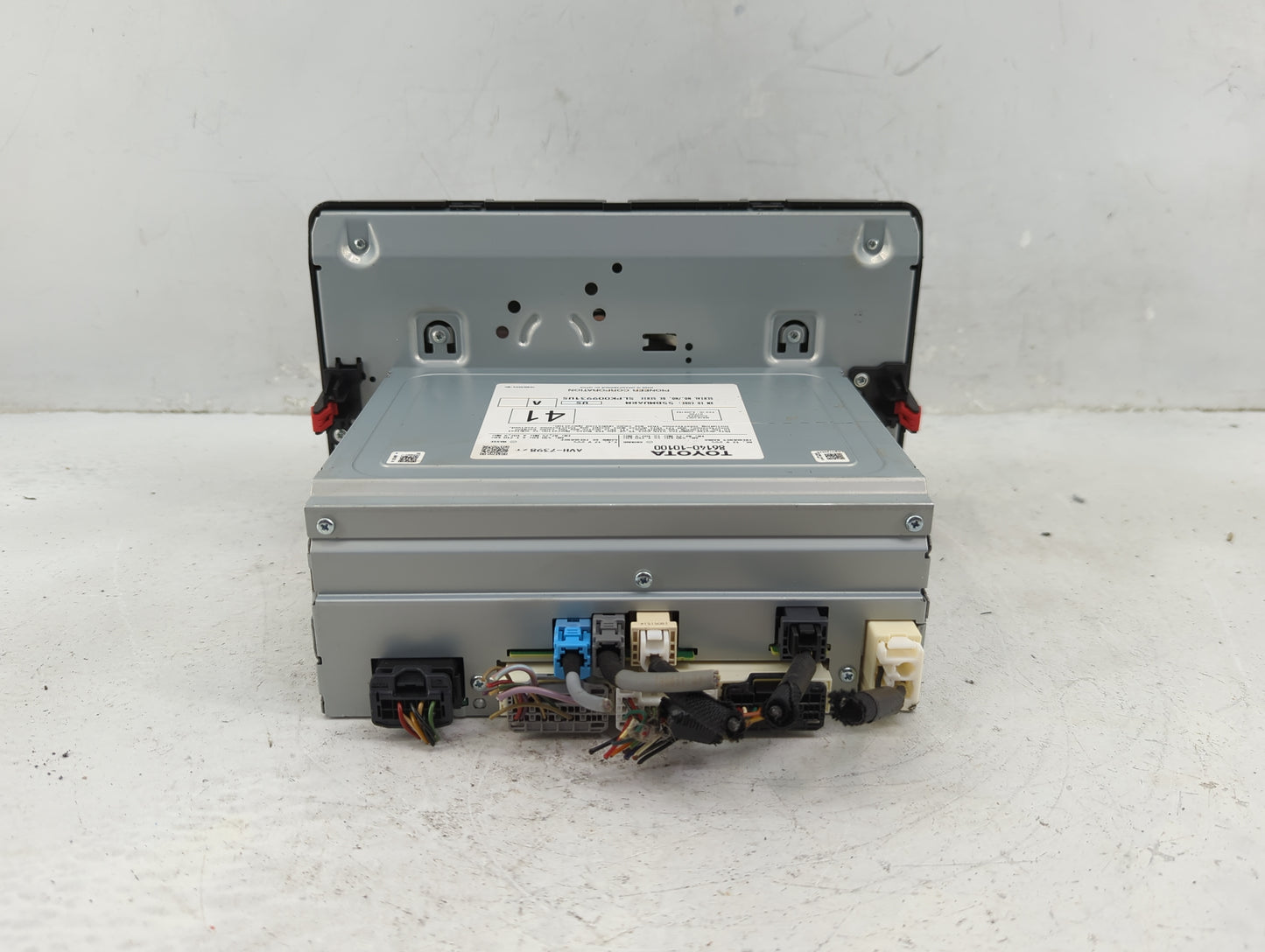 2020-2022 Toyota C-Hr Radio AM FM Cd Player Receiver Replacement P/N:86140-10100 Fits Fits 2020 2021 2022 OEM Used Auto Part