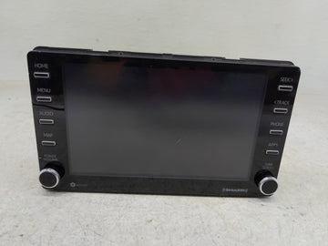 2020-2022 Toyota C-Hr Radio AM FM Cd Player Receiver Replacement P/N:86140-10100 Fits Fits 2020 2021 2022 OEM Used Auto Part