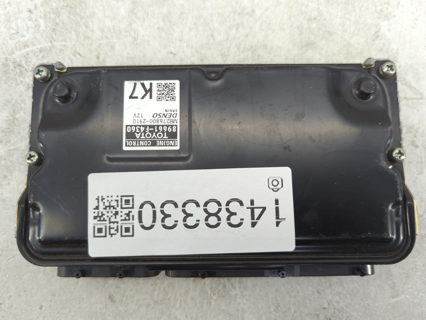 2020 Toyota C-Hr PCM Engine Control Computer ECU ECM PCU OEM P/N:89661-F4360 MB276800-2910 Fits OEM Used Auto Parts - Oemuse