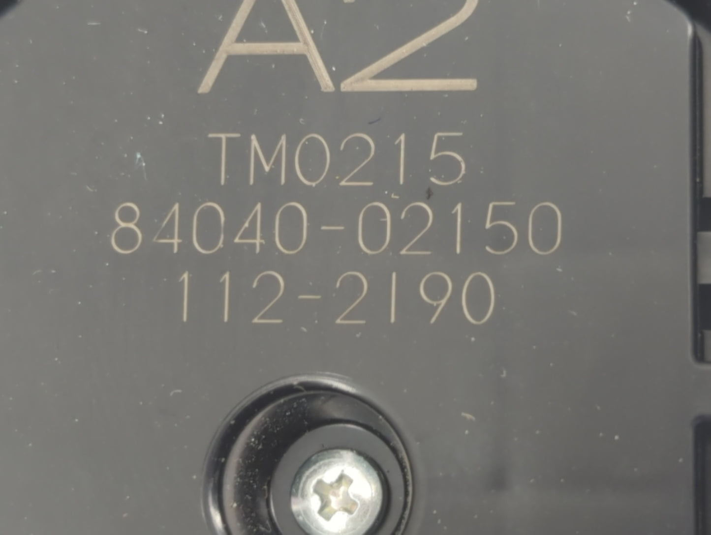 2020 Toyota C-Hr Master Power Window Switch Replacement Driver Side Left P/N:8404002150 TM0215, 112-2190 Fits OEM Used Auto 