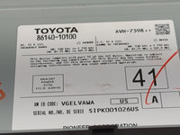 2020 Toyota C-Hr Radio AM FM Cd Player Receiver Replacement P/N:86140-10100 AVH-7398, AJDK102, D172G Fits OEM Used Auto Part