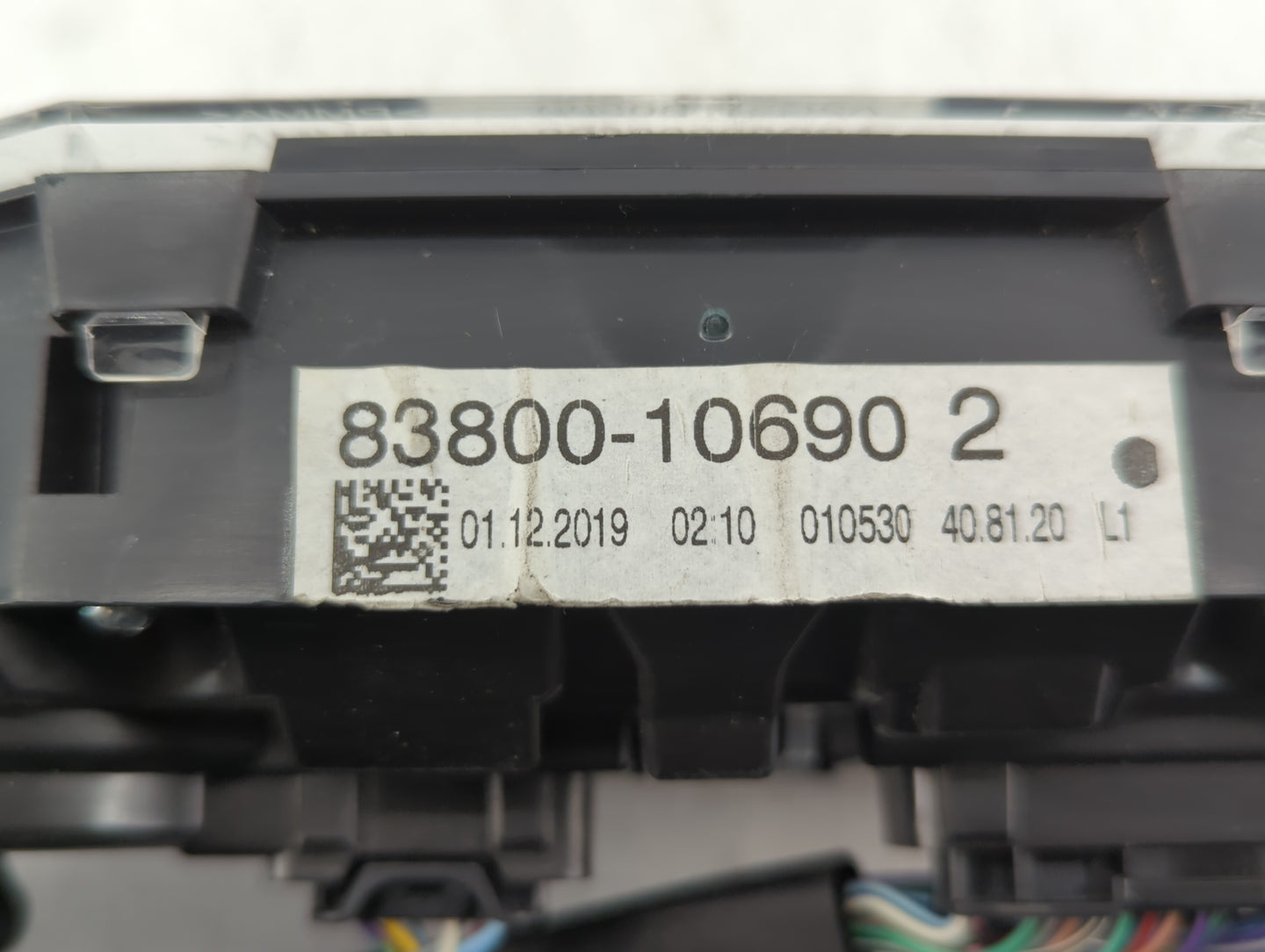 2020 Toyota C-Hr Instrument Cluster Speedometer Gauges P/N:83800-10690 Fits OEM Used Auto Parts - Oemusedautoparts1.com