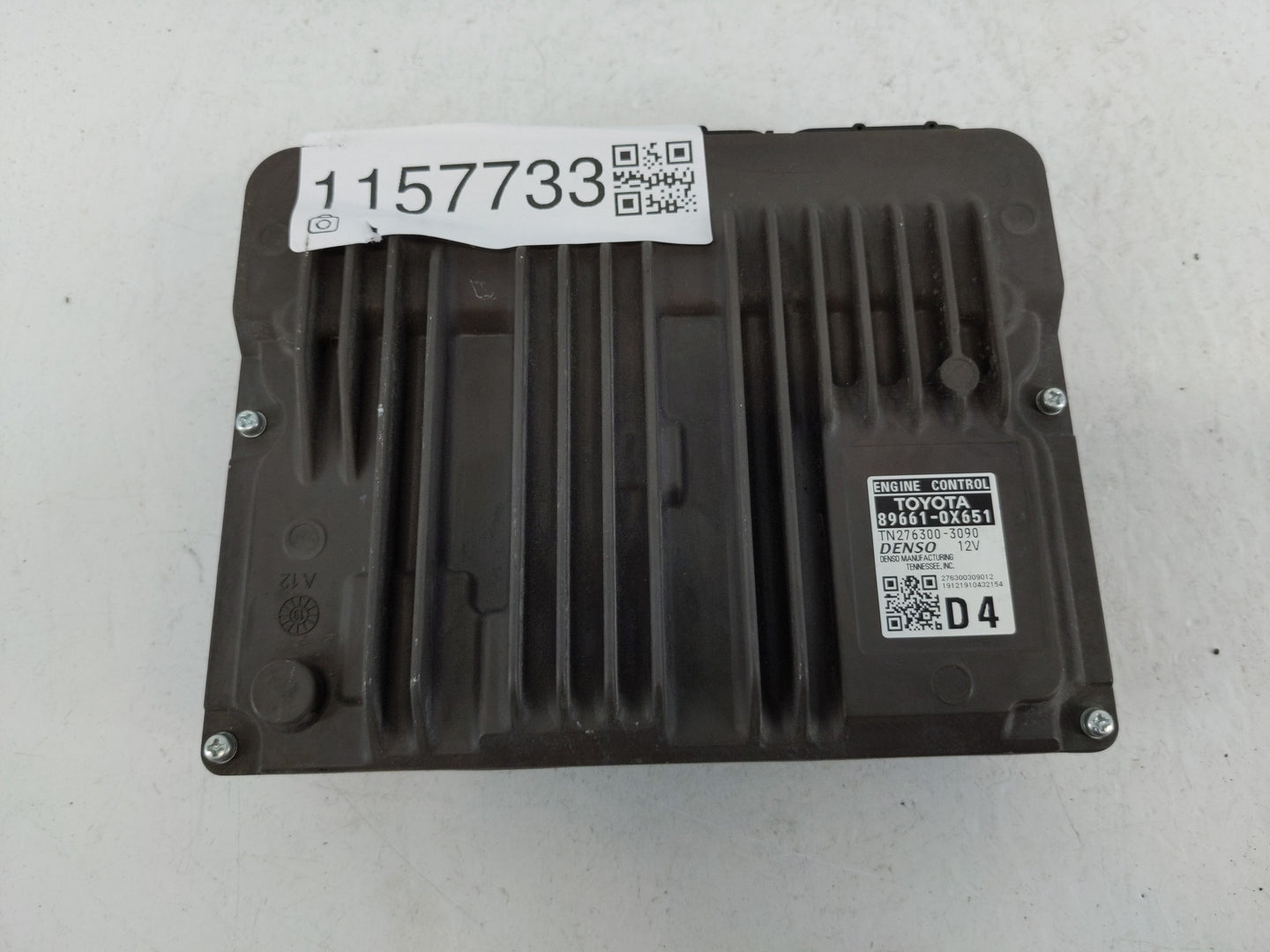 2019-2020 Toyota Camry PCM Engine Control Computer ECU ECM PCU OEM P/N:89661-0X651 Fits Fits 2019 2020 OEM Used Auto Parts -