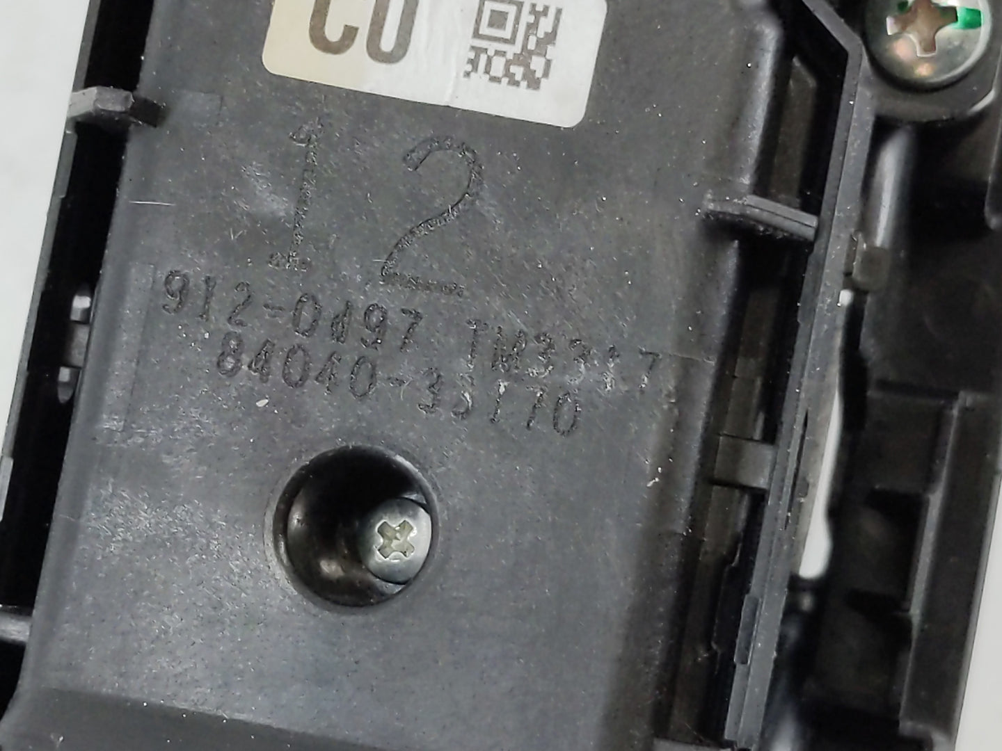 2018-2022 Toyota Camry Master Power Window Switch Replacement Driver Side Left P/N:84040-33170 74232-06B10 Fits OEM Used Aut