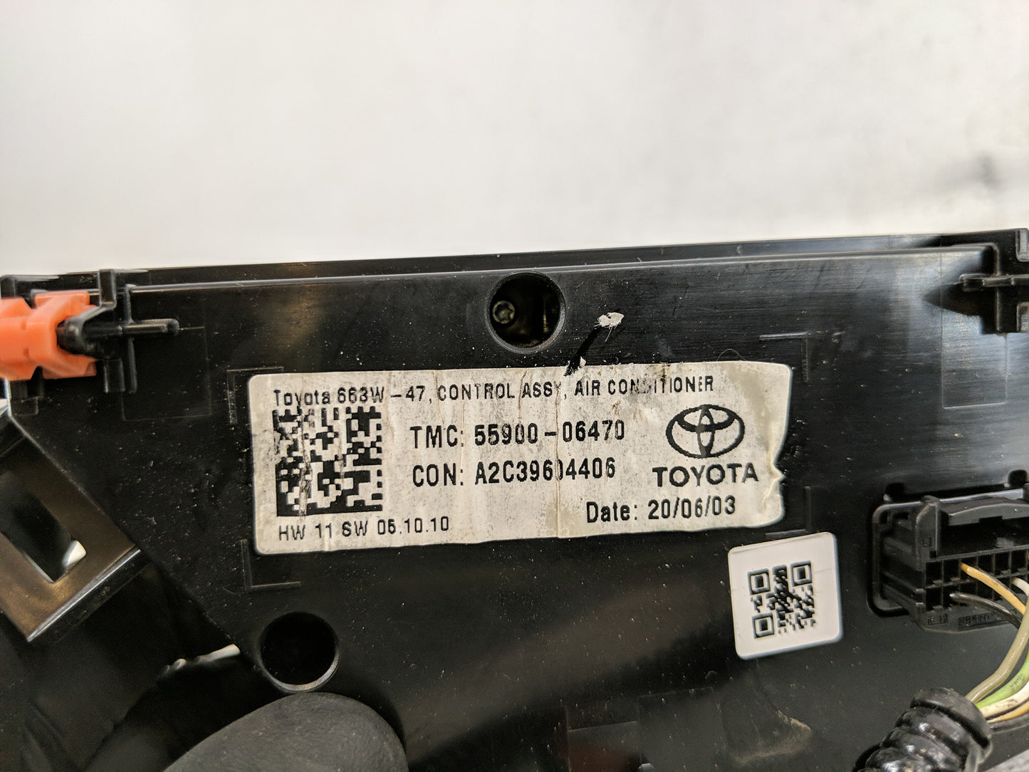 2018-2022 Toyota Camry Climate Control Module Temperature AC/Heater Replacement P/N:55900-06470 Fits Fits 2018 2019 2020 202