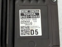 2020 Toyota Camry PCM Engine Control Computer ECU ECM PCU OEM P/N:TN276300-3840 89661-0X652 Fits OEM Used Auto Parts - Oemus