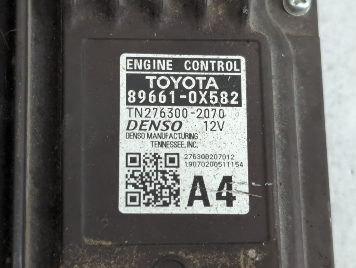 2019-2020 Toyota Camry PCM Engine Control Computer ECU ECM PCU OEM P/N:89661-0X582 Fits Fits 2019 2020 OEM Used Auto Parts -